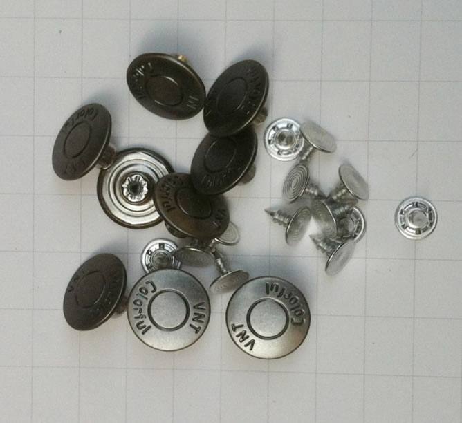 金屬牛仔扣廠家，環保過檢針，精品工字扣，工字鈕，牛仔鈕