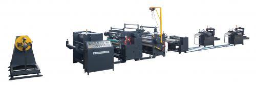 高分子/熱轉(zhuǎn)印吊頂覆膜生產(chǎn)流水線