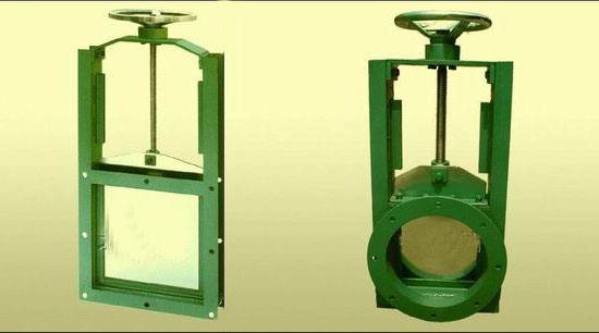 方口、圓口手動平板閘閥
