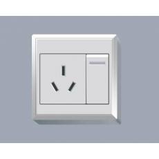 一位開關帶三極插座