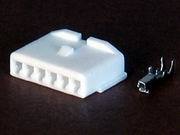 DJ7063A-1.2-21塑料6孔接插件護套