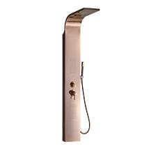 Mile-90040 玫瑰金淋浴屏