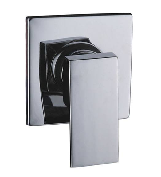 入墻式暗裝四方不銹鋼面板三通淋浴開關混水閥時尚家裝新主張