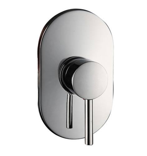 專業外貿出口廠家生產酒店工程橢圓型面板入墻暗裝淋浴開關三通套