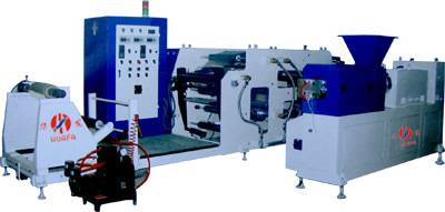 RF雙螺桿擠出不干膠涂布機