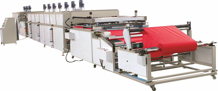 全自動卷對卷無紡布絲網印刷機