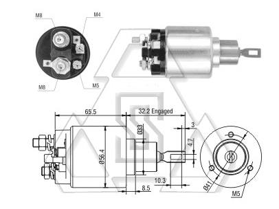 起動(dòng)機(jī)電磁開關(guān)0-331-303-035 ZF 874