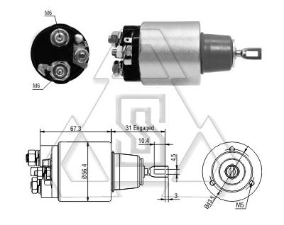 起動(dòng)機(jī)電磁開(kāi)關(guān)6-004-AS1-001