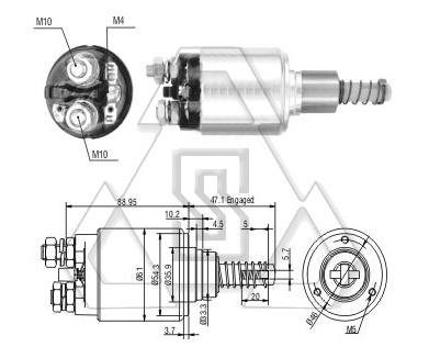 起動(dòng)機(jī)電磁開關(guān) 0-331-402-021