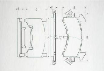 HD-BU154 HD-BU767剎車片