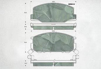 HD-LO209剎車片 汽車盤式剎車片