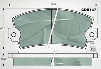 HD-RE192剎車片 汽車盤式剎車片