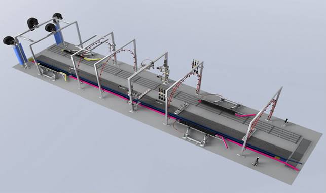 無(wú)刷隧道式電腦洗車機(jī)