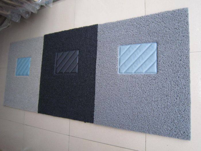 絲圈三件套腳墊灰色