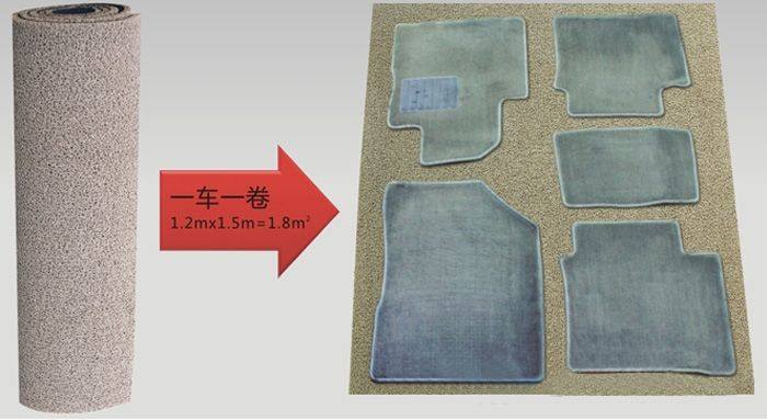 小卷噴絲卷材 絲圈腳墊