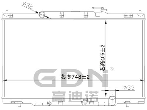 GDN.6.HO.002M-23 本田鋁質散熱器