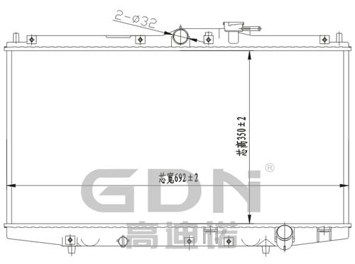 GDN.6.HO.006M-23 本田 鋁質(zhì)散熱器