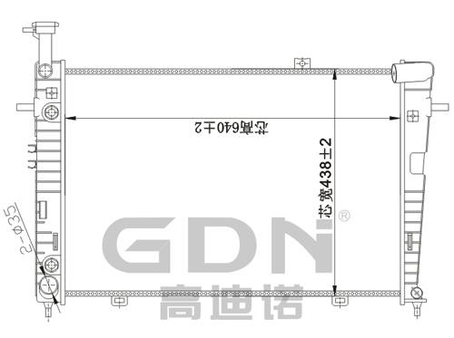 GDN.6.HY.013A-23 現代 鋁質散熱器