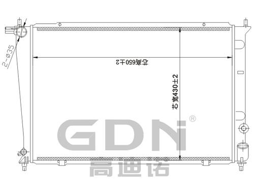 GDN.6.HY.009M-23現代 鋁質散熱器