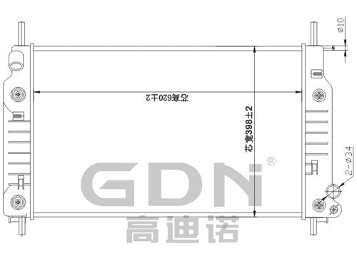 GDN.6.FD.026A-32 福特 鋁質(zhì)散熱器
