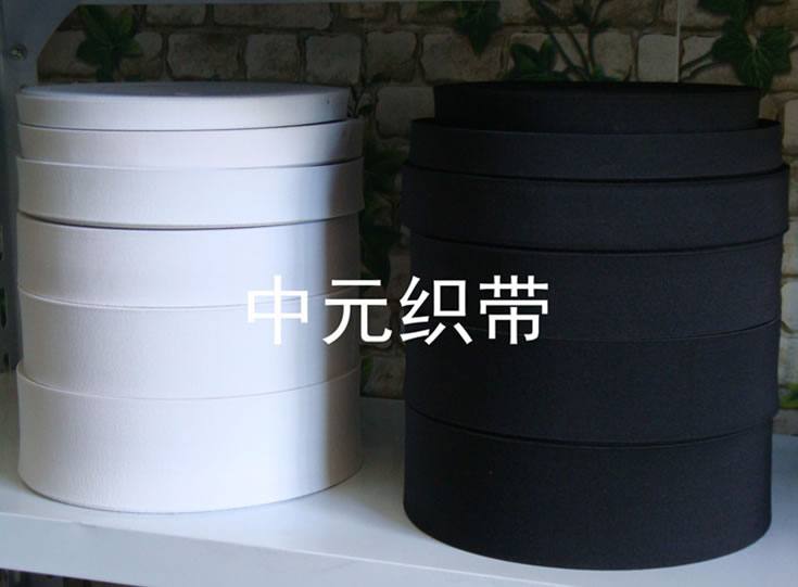 6公分黑色白色松緊彈力帶---服裝服飾輔料鞋料箱包帶