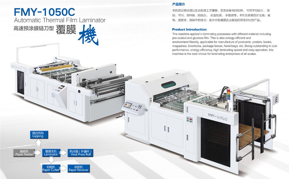FMY-1050C 高速預(yù)涂膜鏈刀型覆膜機(jī)