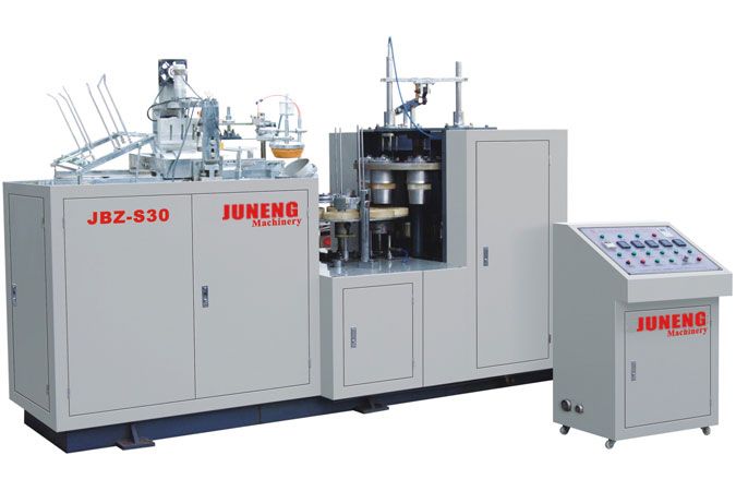 JBZ-S30型 全自動(dòng)超聲波 雙PE淋膜紙碗成型機(jī)