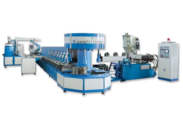 XZ-PU/TPU環(huán)形式雙色鞋底澆注機