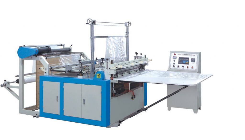 HS-DLQ系列電腦控制單道熱封冷切厚袋制袋機