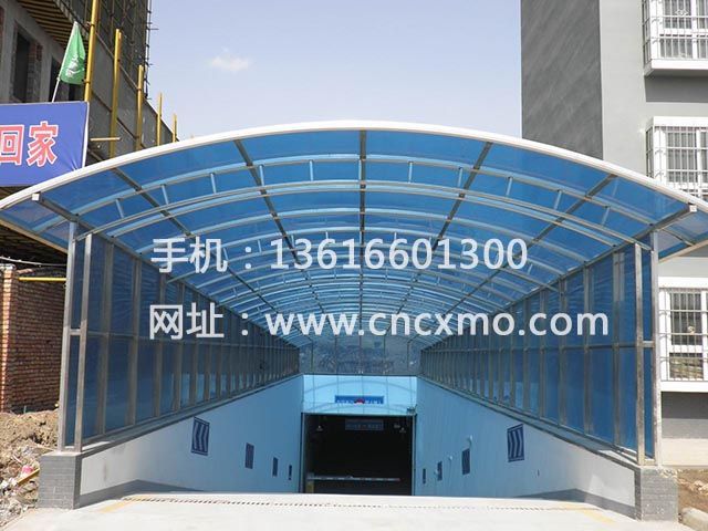 陽光板及復合瓦車棚系列006