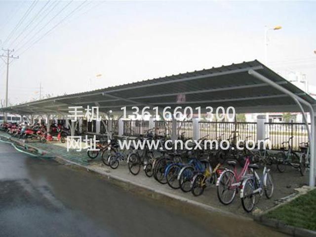 陽光板及復(fù)合瓦車棚系列004