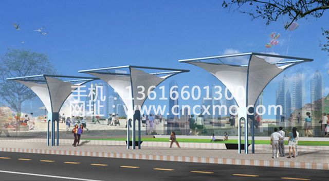 膜結(jié)構(gòu)景觀棚015