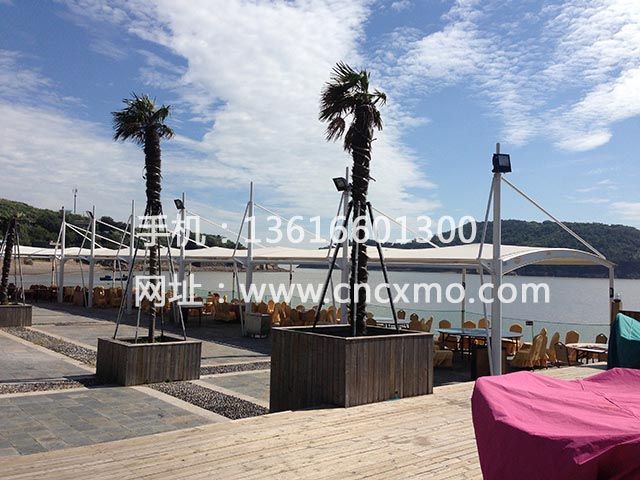 車棚、膜結構停車棚046