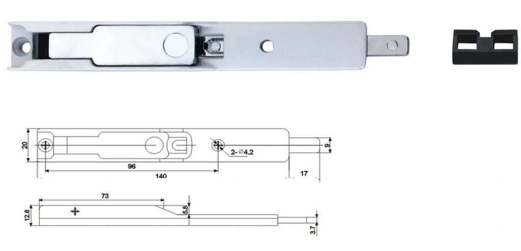隔熱門插銷 門窗五金 門窗配件