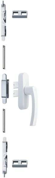 弧型大把執(zhí)手（20槽內(nèi)開兩點(diǎn)鎖）