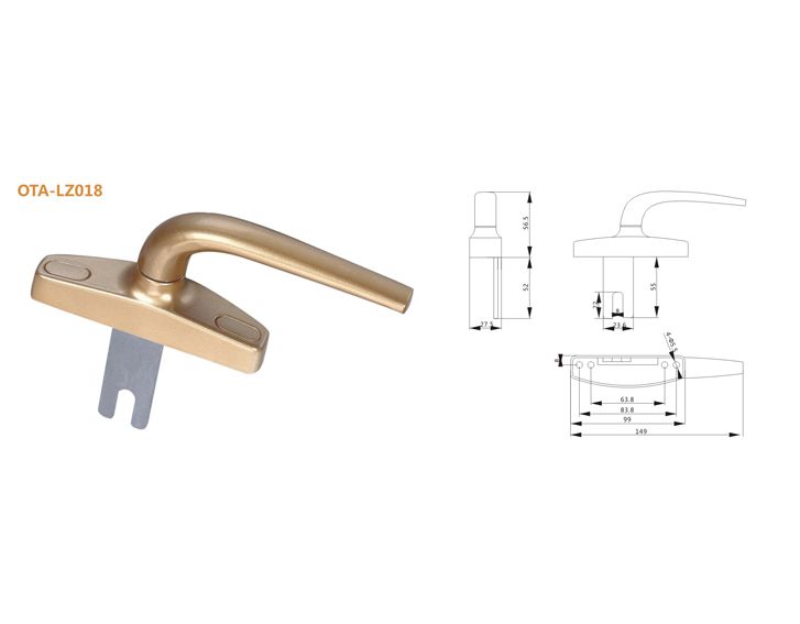 OTA-LZ018 大把執手 門窗配件