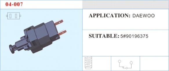 04-007 停車倒車開關 汽車部件