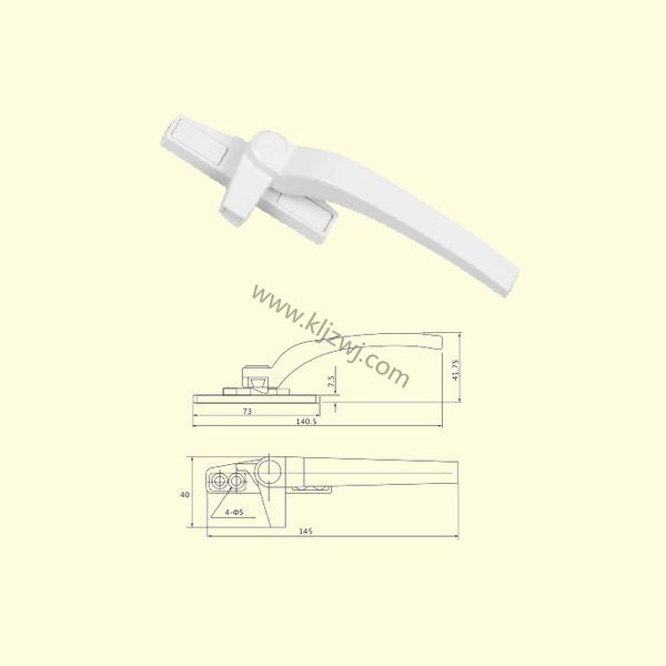 DZ01  單點(diǎn)執(zhí)手 開窗配件 