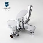 新款電鍍淋浴龍頭 冷熱水龍頭 花灑套裝配件