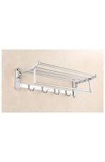 新款衛(wèi)生間歐式雕花浴巾架 浴室不銹鋼折疊毛巾架