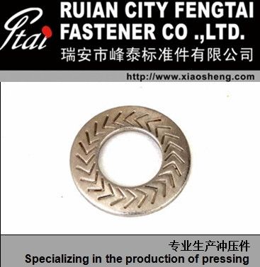 65mn雙面齒防松墊圈 鎖緊墊圈卡簧 防滑自鎖墊片 防松墊片 雙面花