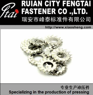 外鋸齒鎖緊墊圈 GB862.2 材料65Mn