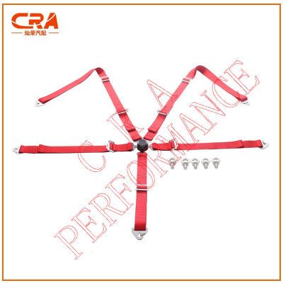 2寸5點高強度滌綸織帶快拆快放汽車安全帶 賽車安全帶 改裝安全帶