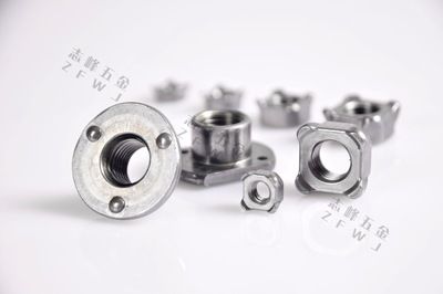 四方焊接螺母、美標(biāo)T型汽車安全帶 不銹鋼  