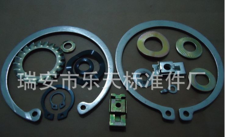 不銹鋼軸用彈性擋圈-A型應用于機械工業的緊固件