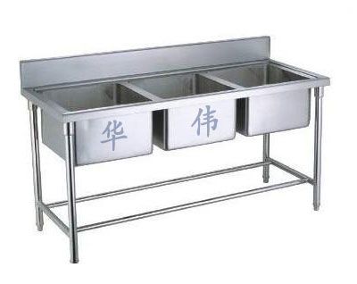 不銹鋼三槽水池