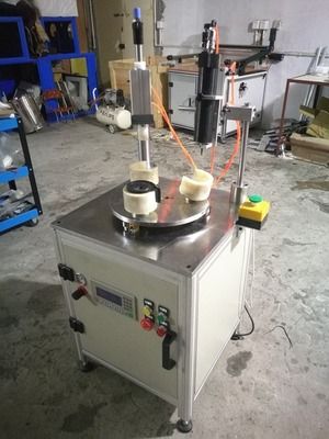 打膠機、喇叭涂膠機、涂膠機，三工位涂膠機，涂膠壓蓋一體機