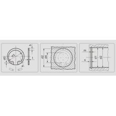 孔用彈性擋圈Q/SJ-KTQ-Ⅰ