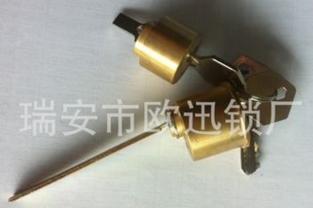 外裝防盜門鎖芯 十字鎖頭 全銅前后雙鎖頭