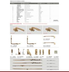 塑鋼內平開(內開內倒)